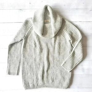 ALLISON Gray‎ Sweater  chunky Size S